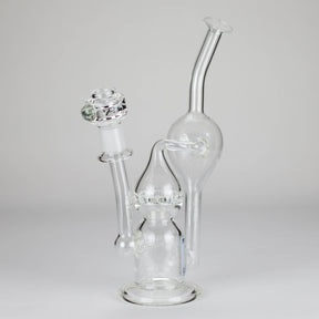 PINNACLE DISTRIBUTORS INC. Glass Rig Pure Glass | 12" Infinity Recycler - Flower and Dab Pure Glass | 12" Infinity Recycler - Flower and Dab