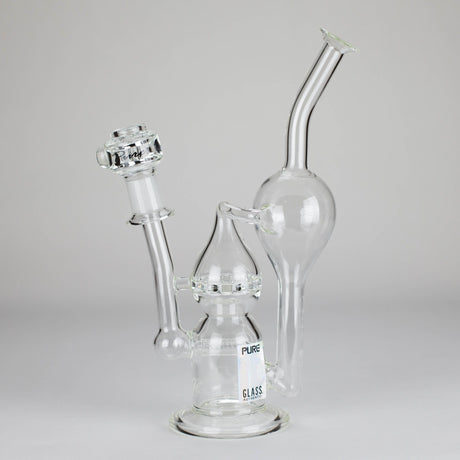PINNACLE DISTRIBUTORS INC. Glass Rig Pure Glass | 12" Infinity Recycler - Flower and Dab Pure Glass | 12" Infinity Recycler - Flower and Dab