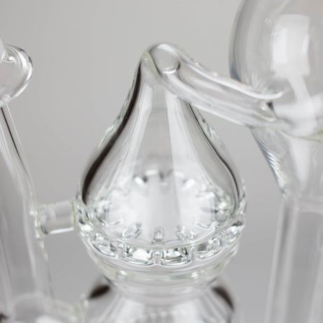 PINNACLE DISTRIBUTORS INC. Glass Rig Pure Glass | 12" Infinity Recycler - Flower and Dab Pure Glass | 12" Infinity Recycler - Flower and Dab