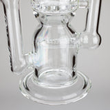PINNACLE DISTRIBUTORS INC. Glass Rig Pure Glass | 12" Infinity Recycler - Flower and Dab Pure Glass | 12" Infinity Recycler - Flower and Dab