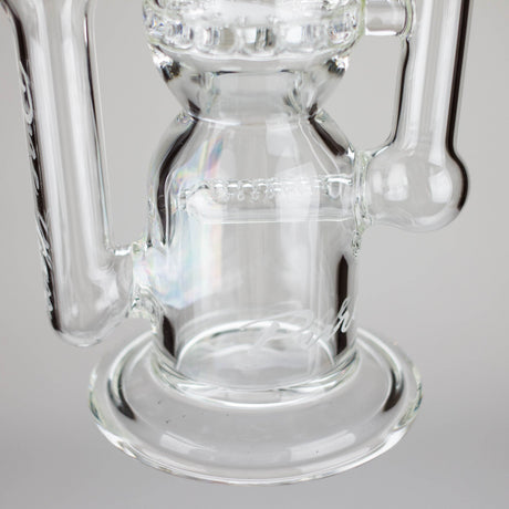 PINNACLE DISTRIBUTORS INC. Glass Rig Pure Glass | 12" Infinity Recycler - Flower and Dab Pure Glass | 12" Infinity Recycler - Flower and Dab