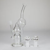 PINNACLE DISTRIBUTORS INC. Glass Rig Pure Glass | 12" Infinity Recycler - Flower and Dab Pure Glass | 12" Infinity Recycler - Flower and Dab