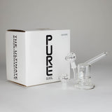 PINNACLE DISTRIBUTORS INC. Glass Rig Pure Glass | 5" Magma Ring Perc - Flower and Dab Pure Glass | 5" Magma Ring Perc - Flower and Dab