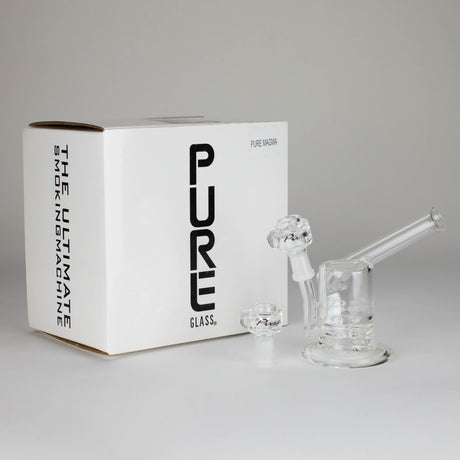 PINNACLE DISTRIBUTORS INC. Glass Rig Pure Glass | 5" Magma Ring Perc - Flower and Dab Pure Glass | 5" Magma Ring Perc - Flower and Dab