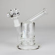 PINNACLE DISTRIBUTORS INC. Glass Rig Pure Glass | 5" Magma Ring Perc - Flower and Dab Pure Glass | 5" Magma Ring Perc - Flower and Dab