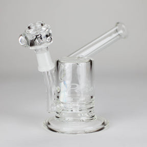 PINNACLE DISTRIBUTORS INC. Glass Rig Pure Glass | 5" Magma Ring Perc - Flower and Dab Pure Glass | 5" Magma Ring Perc - Flower and Dab