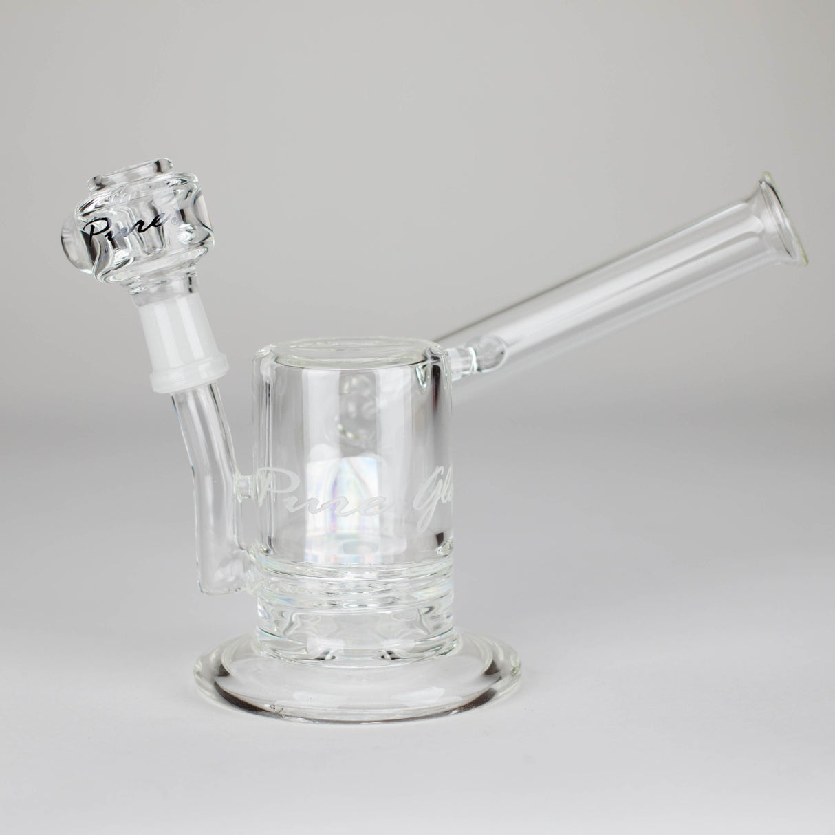 PINNACLE DISTRIBUTORS INC. Glass Rig Pure Glass | 5" Magma Ring Perc - Flower and Dab Pure Glass | 5" Magma Ring Perc - Flower and Dab