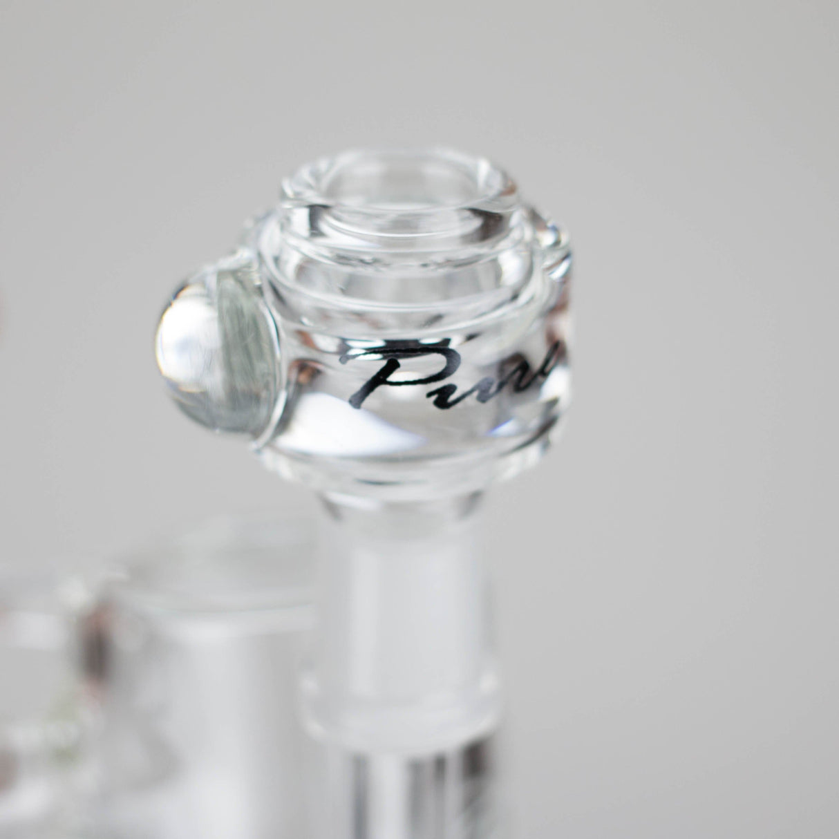 PINNACLE DISTRIBUTORS INC. Glass Rig Pure Glass | 5" Magma Ring Perc - Flower and Dab Pure Glass | 5" Magma Ring Perc - Flower and Dab
