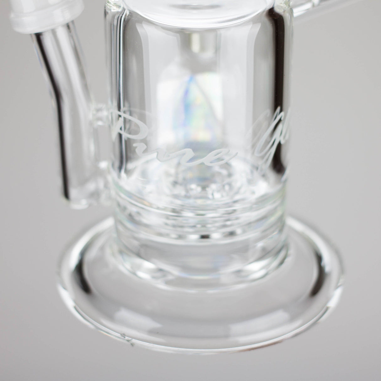 PINNACLE DISTRIBUTORS INC. Glass Rig Pure Glass | 5" Magma Ring Perc - Flower and Dab Pure Glass | 5" Magma Ring Perc - Flower and Dab
