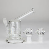 PINNACLE DISTRIBUTORS INC. Glass Rig Pure Glass | 5" Magma Ring Perc - Flower and Dab Pure Glass | 5" Magma Ring Perc - Flower and Dab