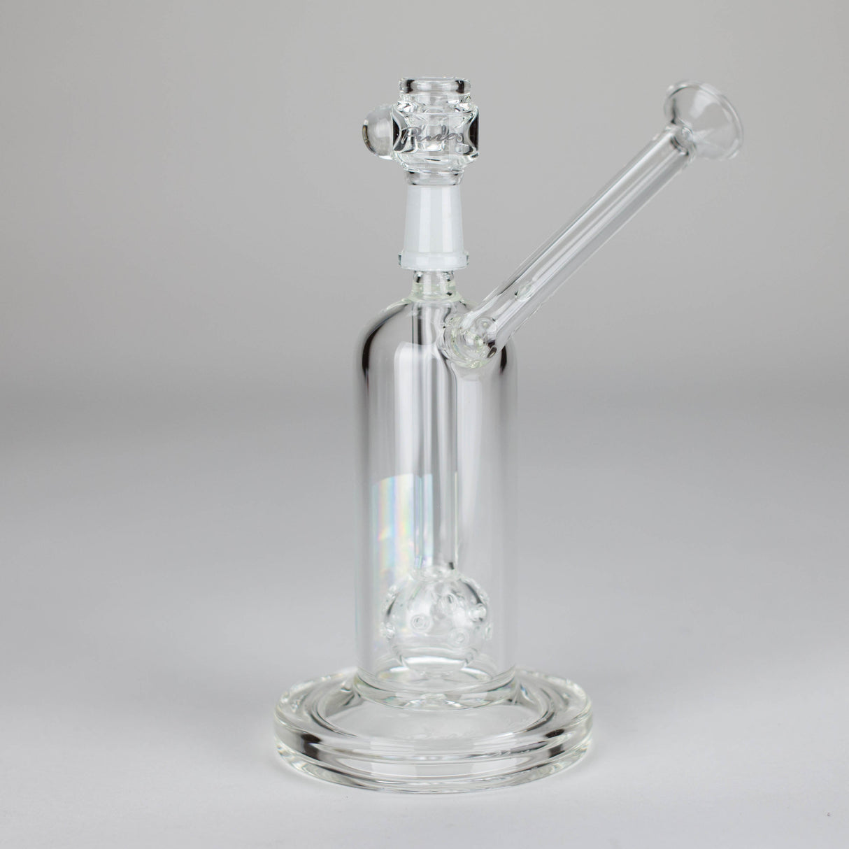 Pure Glass 6.5" Arrow Perc Flower & Dab Bubbler