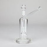 Pure Glass 6.5" Arrow Perc Flower & Dab Bubbler