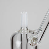 Pure Glass 6.5" Arrow Perc Flower & Dab Bubbler