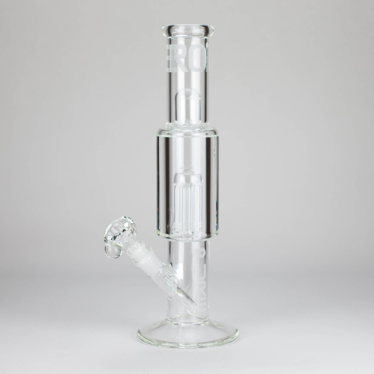 PINNACLE DISTRIBUTORS INC. Glass Bong Pure Glass | 15" Zero-T Freezable 8-Tree Pure Glass | 15" Zero-T Freezable 8-Tree