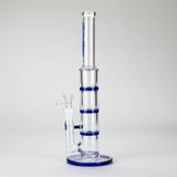 Ganjavibes | 11" Triple Honeycomb Percolator Glass Bong