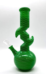 9.5" Zig-Zag Zong Glass Bong with 14 mm Bowl Stem