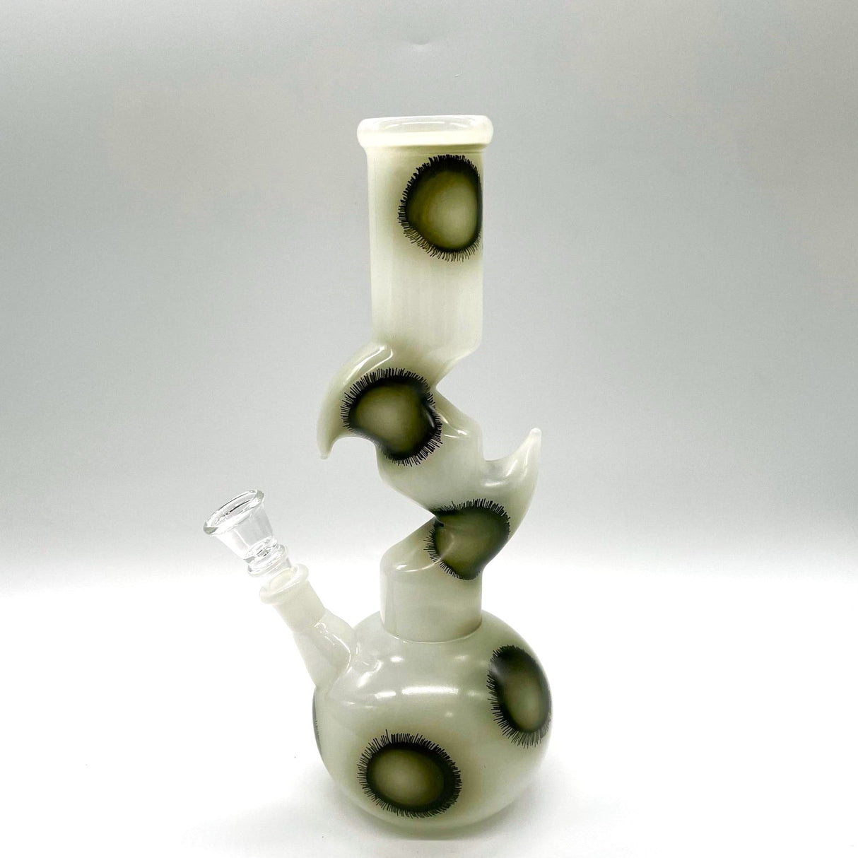 9.5" Flower Zong Glass Bong with 14 mm Bowl Stem