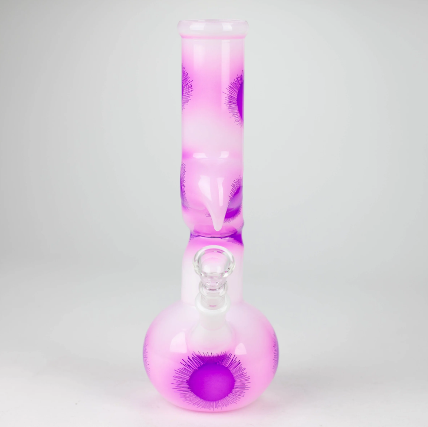 9.5" Flower Zong Glass Bong with 14 mm Bowl Stem