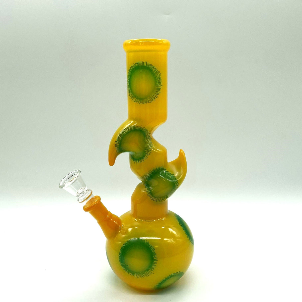 9.5" Flower Zong Glass Bong with 14 mm Bowl Stem