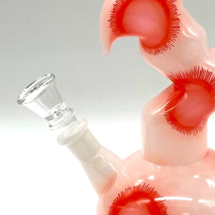 9.5" Flower Zong Glass Bong with 14 mm Bowl Stem