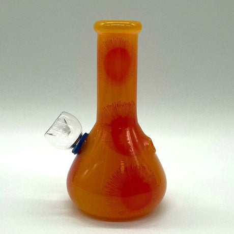 NIBO Distribution Glass Bong 6" Frosted Spiral-Cut Glass Bong 6" Frosted Spiral-Cut Glass Bong