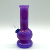 6" Frosted Spiral-Cut Glass Bong