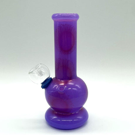 NIBO Distribution Glass Bong 6" Frosted Spiral-Cut Glass Bong 6" Frosted Spiral-Cut Glass Bong