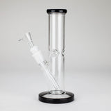 8" Straight Glass Bong with Diffused Downstem
