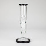8" Straight Glass Bong with Diffused Downstem