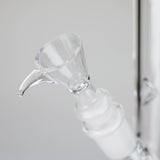 8" Straight Glass Bong with Diffused Downstem