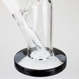 8" Straight Glass Bong with Diffused Downstem