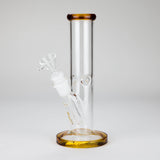 8" Straight Glass Bong with Diffused Downstem