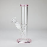 8" Straight Glass Bong with Diffused Downstem