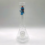 10" Clear Water pipe with cartoon tattoo-Assorted