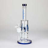 Maple Glass 12" Amber Perc Bong with Splash Guard