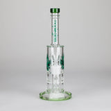 Maple Glass 12" Amber Perc Bong with Splash Guard