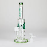 Maple Glass 12" Amber Perc Bong with Splash Guard