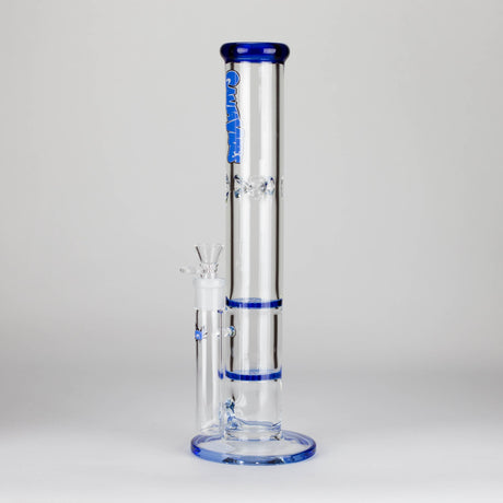 Maple Craft Inc Glass Bong Ganjavibes | Honeycomb 14 Inches Two Disk Percolator Glass Bong By Irie Vibes Series Ganjavibes | Honeycomb 14 Inches Two Disk Percolator Glass Bong By Irie Vibes Series