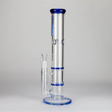 Maple Craft Inc Glass Bong Ganjavibes | Honeycomb 14 Inches Two Disk Percolator Glass Bong By Irie Vibes Series Ganjavibes | Honeycomb 14 Inches Two Disk Percolator Glass Bong By Irie Vibes Series