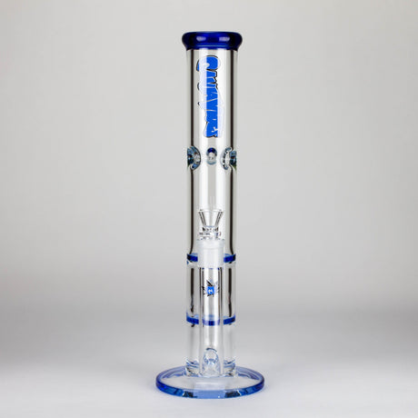 Maple Craft Inc Glass Bong Ganjavibes | Honeycomb 14 Inches Two Disk Percolator Glass Bong By Irie Vibes Series Ganjavibes | Honeycomb 14 Inches Two Disk Percolator Glass Bong By Irie Vibes Series