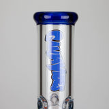 Maple Craft Inc Glass Bong Ganjavibes | Honeycomb 14 Inches Two Disk Percolator Glass Bong By Irie Vibes Series Ganjavibes | Honeycomb 14 Inches Two Disk Percolator Glass Bong By Irie Vibes Series