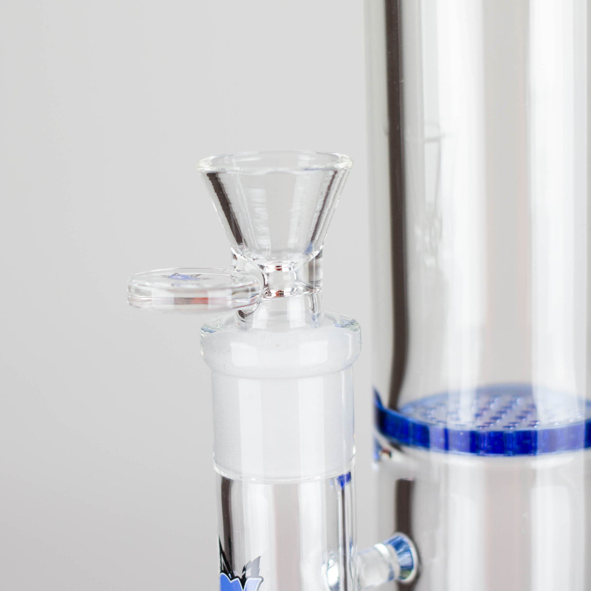 Maple Craft Inc Glass Bong Ganjavibes | Honeycomb 14 Inches Two Disk Percolator Glass Bong By Irie Vibes Series Ganjavibes | Honeycomb 14 Inches Two Disk Percolator Glass Bong By Irie Vibes Series