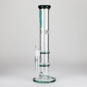 Maple Craft Inc Glass Bong Ganjavibes | Honeycomb 14 Inches Two Disk Percolator Glass Bong By Irie Vibes Series Ganjavibes | Honeycomb 14 Inches Two Disk Percolator Glass Bong By Irie Vibes Series