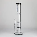 Maple Craft Inc Glass Bong Ganjavibes | Honeycomb 14 Inches Two Disk Percolator Glass Bong By Irie Vibes Series Ganjavibes | Honeycomb 14 Inches Two Disk Percolator Glass Bong By Irie Vibes Series