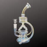 Small Biz Distributors Glass Bong Medusa | 12" Recycler - Style 2 Medusa | 12" Recycler - Style 2