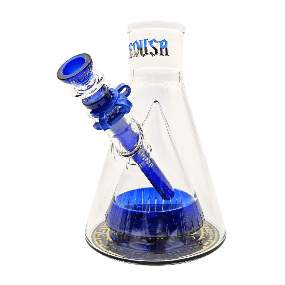 Small Biz Distributors Glass Bong Medusa | Cone Perc Base for Stack-A-Bong Medusa | Cone Perc Base for Stack-A-Bong