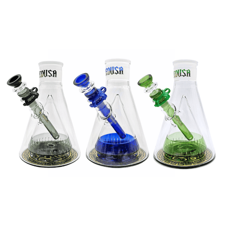 Small Biz Distributors Glass Bong Medusa | Cone Perc Base for Stack-A-Bong Medusa | Cone Perc Base for Stack-A-Bong