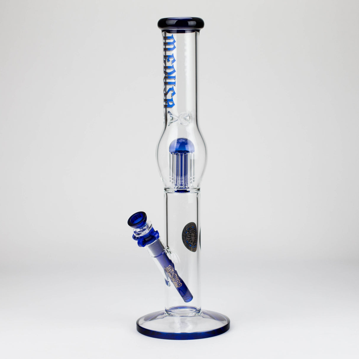 Medusa 17" Thick Glass Bong with Tree Perc & Ice Pinch