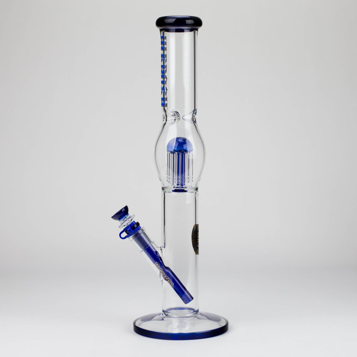 Medusa 17" Thick Glass Bong with Tree Perc & Ice Pinch