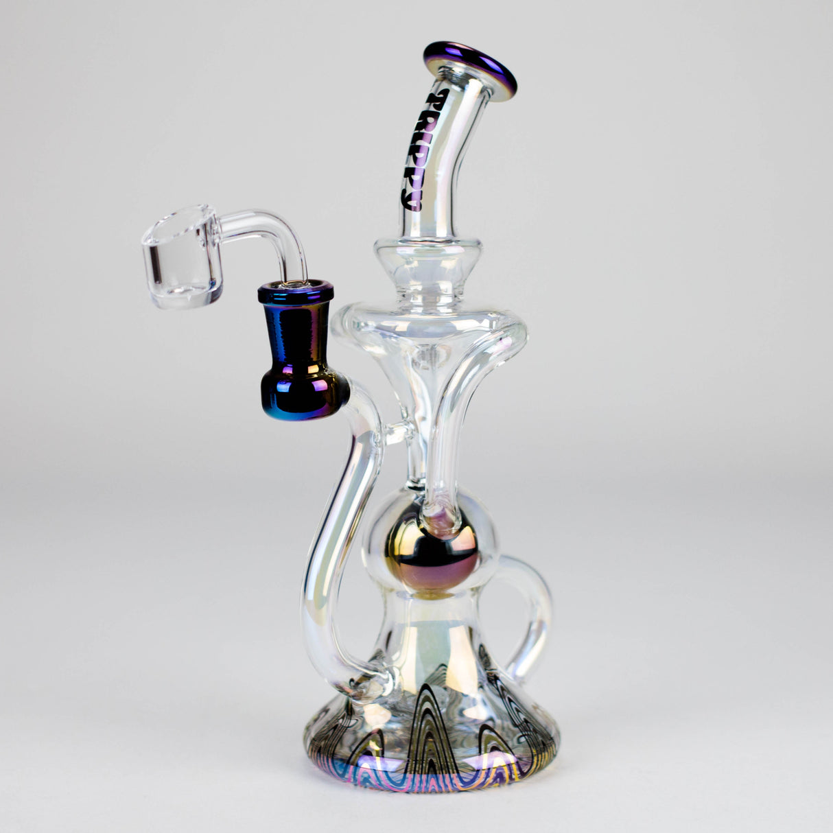 Trippy Glass Colour-Shift Recycler Dab Rig